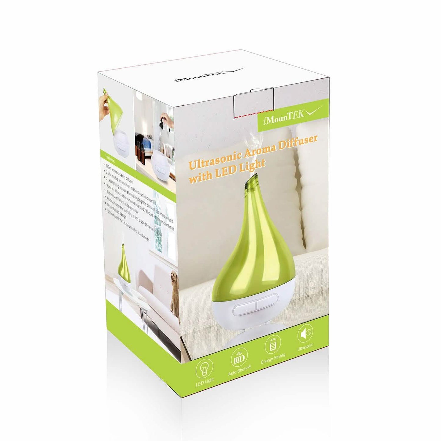Drop-Shaped Cool Mist Humidifier DailySale