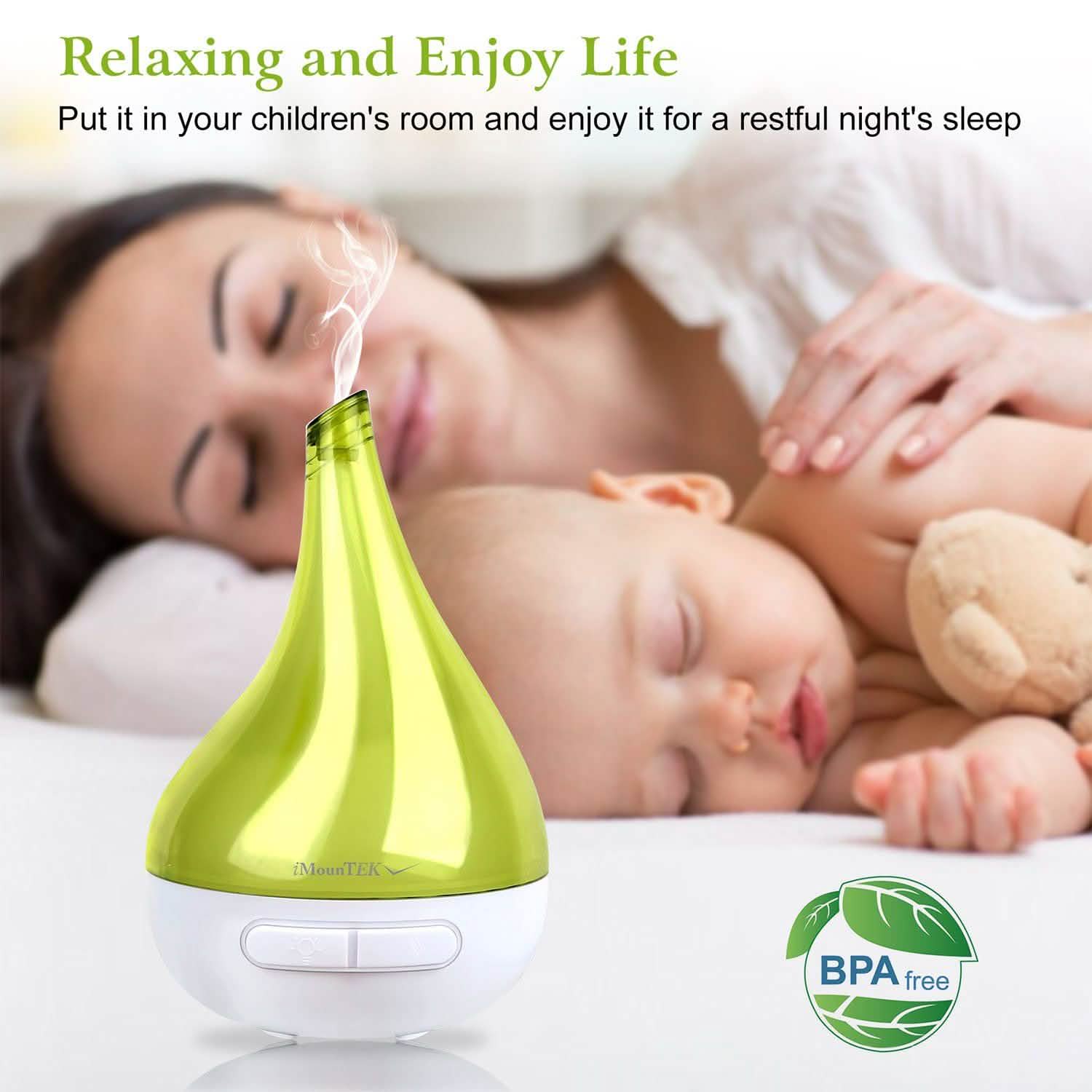 Drop-Shaped Cool Mist Humidifier DailySale