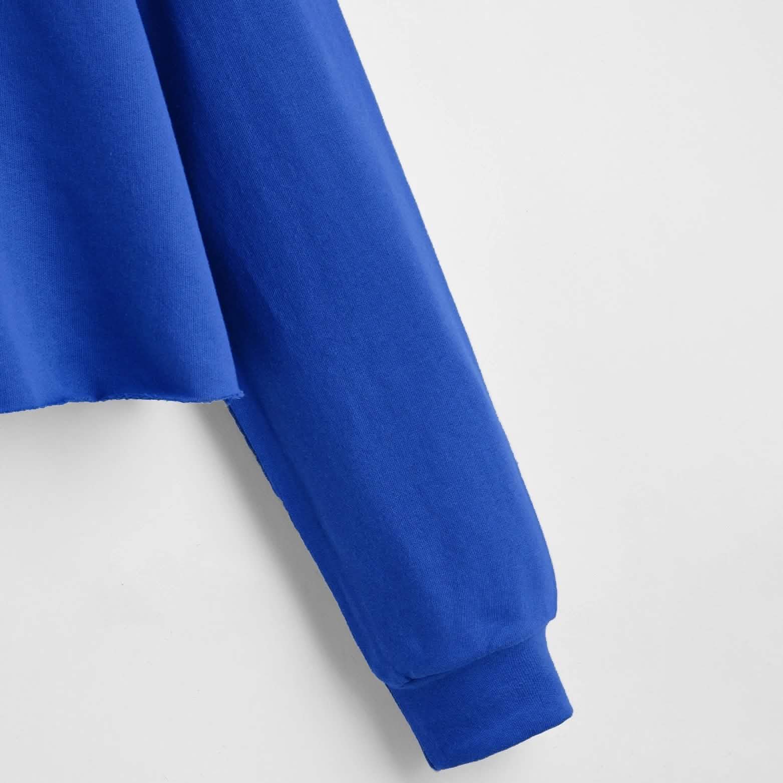 Drop Shoulder Crop Hoodie DailySale