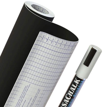 Dry-Erase 6-Ft. Whiteboard or Chalkboard Wall Decal DailySale