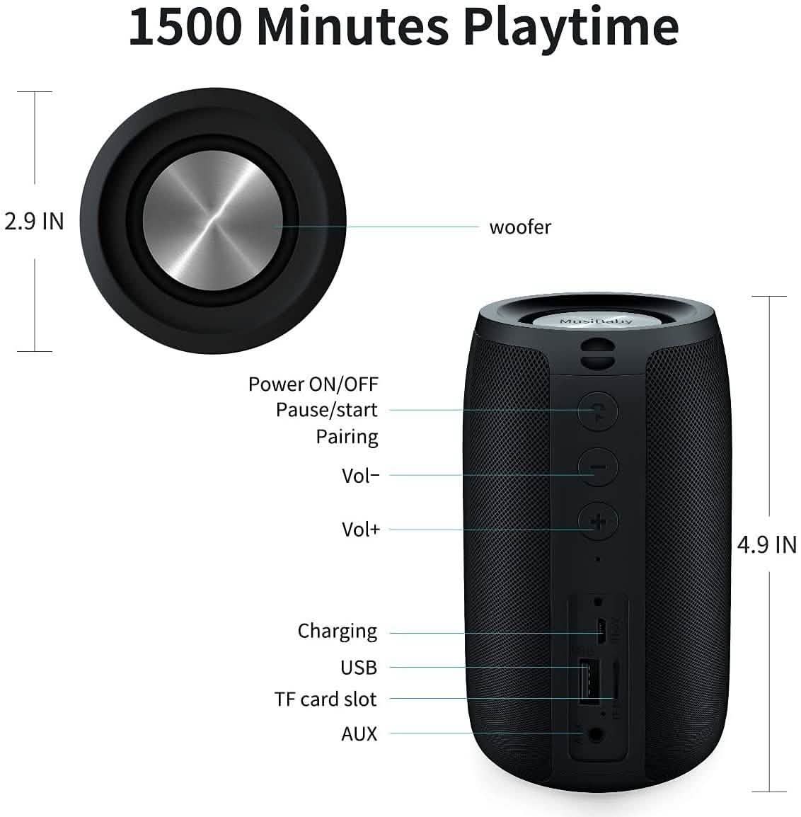 Dual Pairing Bluetooth 5.0 Speaker DailySale