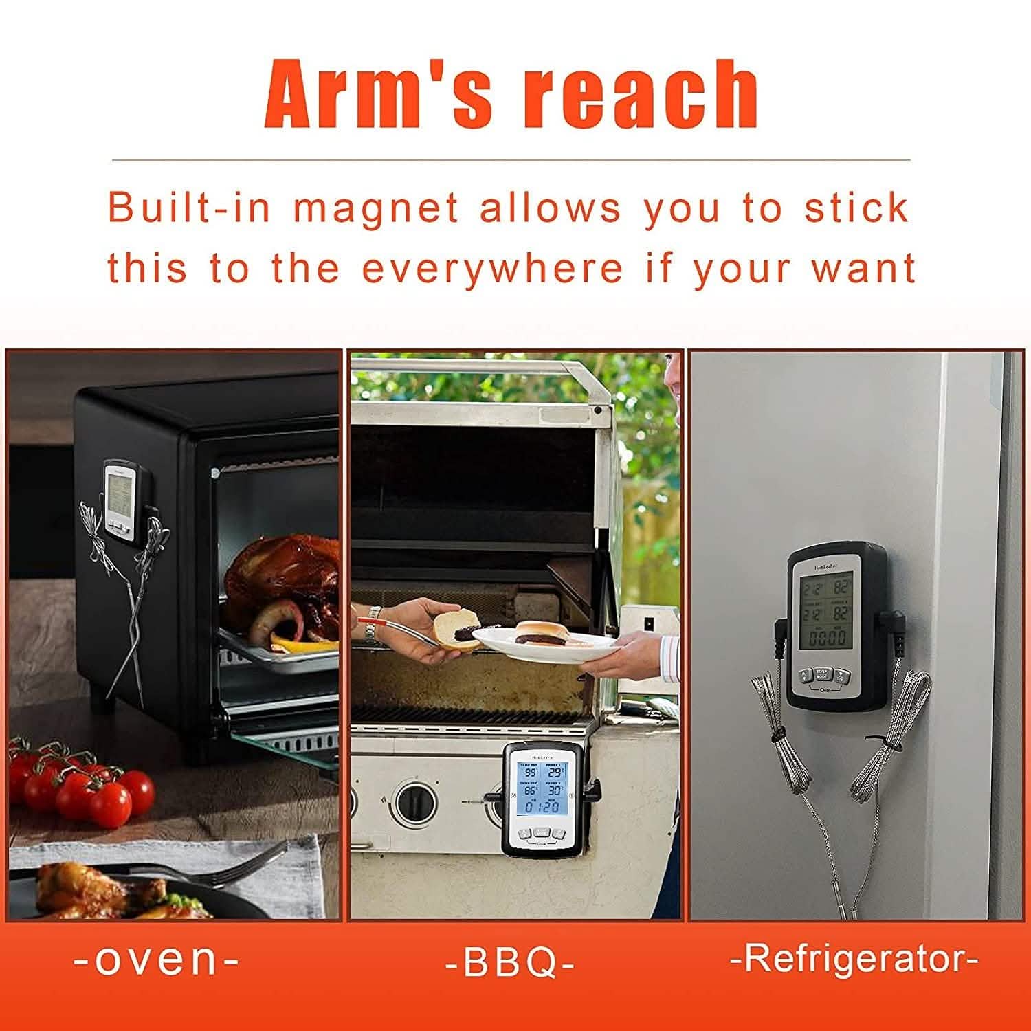 Dual Probe Digital Instant Read Food Thermometer DailySale