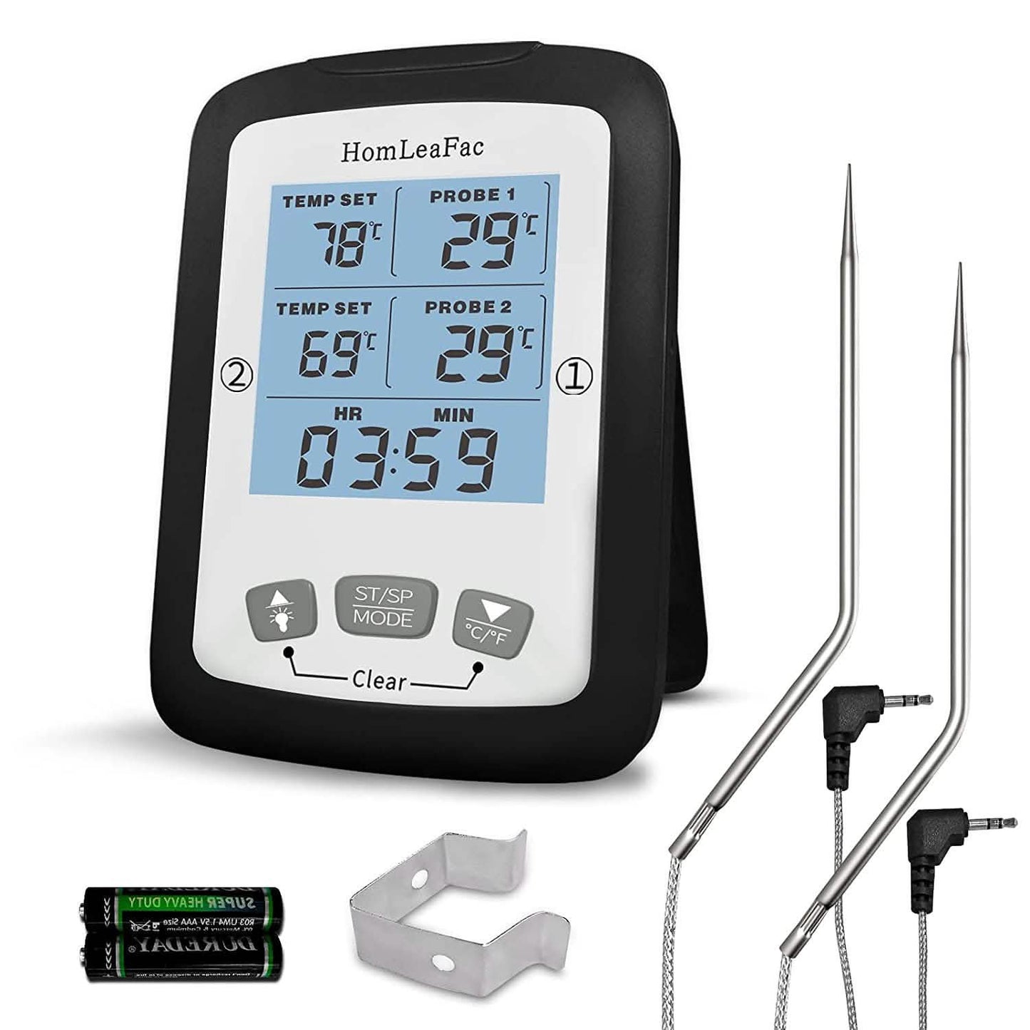 Dual Probe Digital Instant Read Food Thermometer DailySale