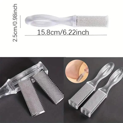 Dual-Sided Foot File - Callus Remover & Pedicure Tool for Smooth, Soft Feet, Toenail, Skin Care DailySale