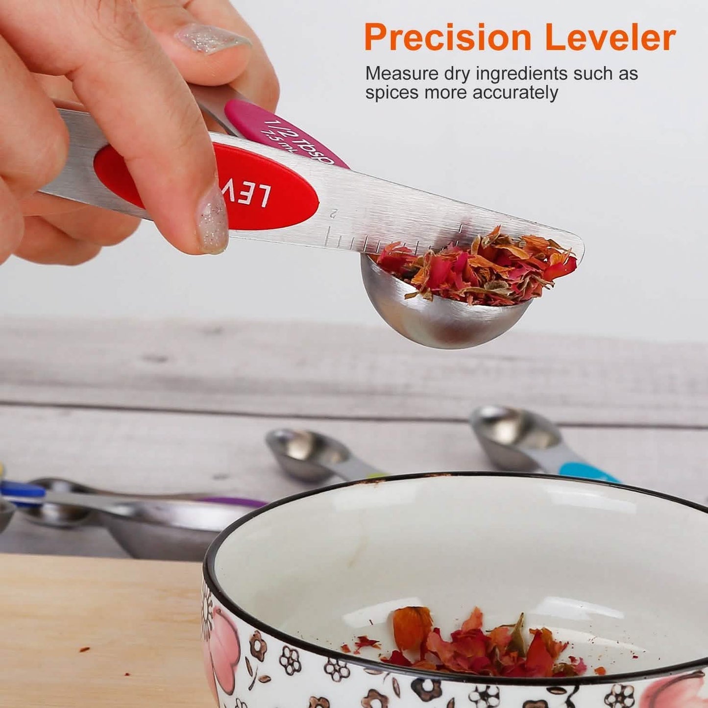 Dual Sided Magnetic Measuring Spoons DailySale