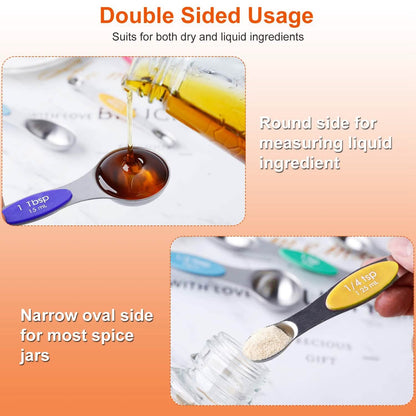 Dual Sided Magnetic Measuring Spoons DailySale