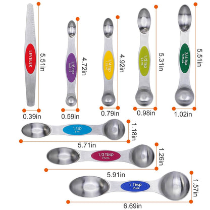 Dual Sided Magnetic Measuring Spoons DailySale
