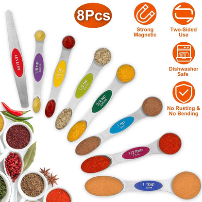Dual Sided Magnetic Measuring Spoons DailySale