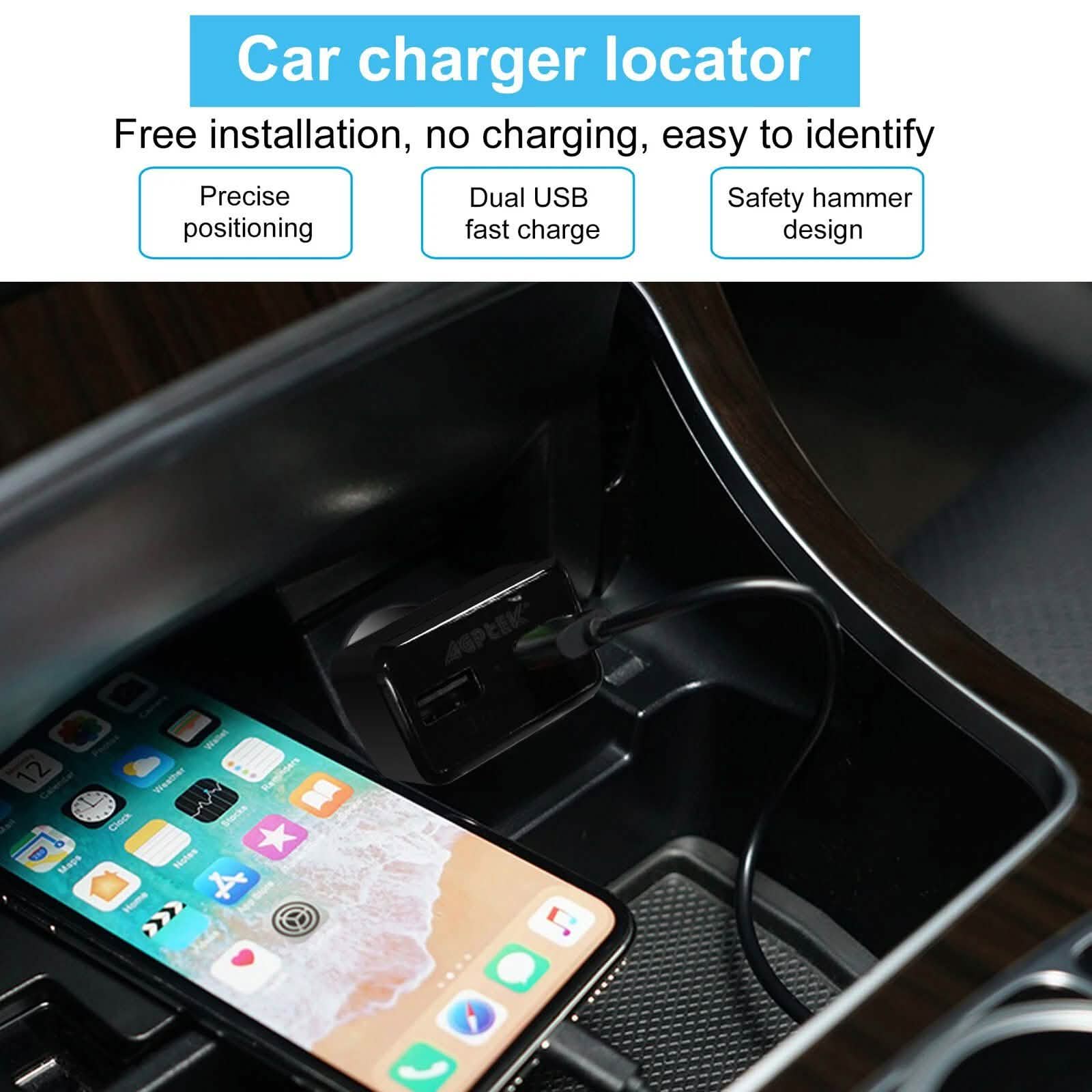 Dual USB Car Charge GPS Tracker GSM SIM Realtime GPRS Vehicle Tracking Security DailySale