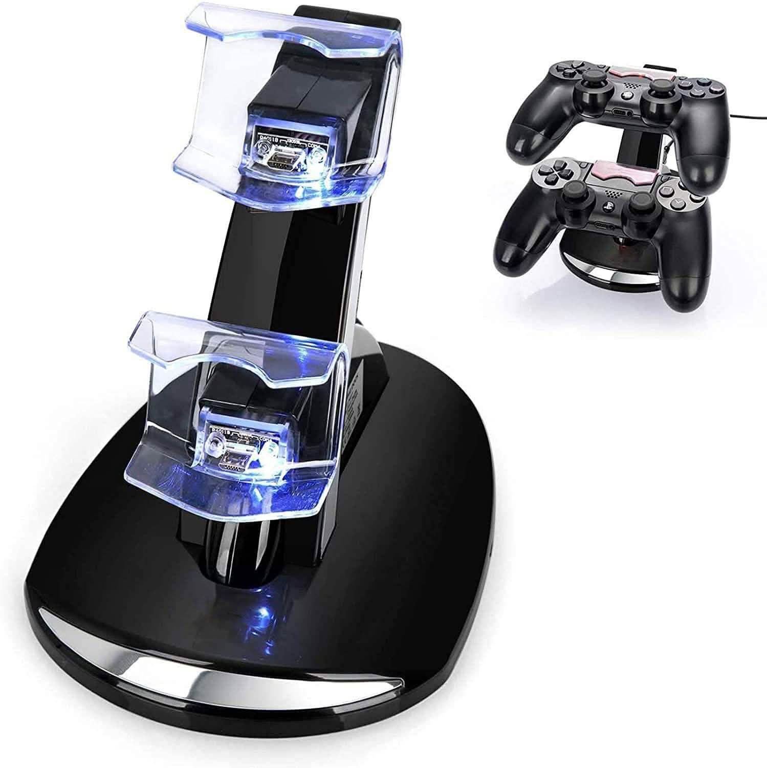 Dual USB Fast Charging Station and LED Indicator for Sony PS4 Controller DailySale
