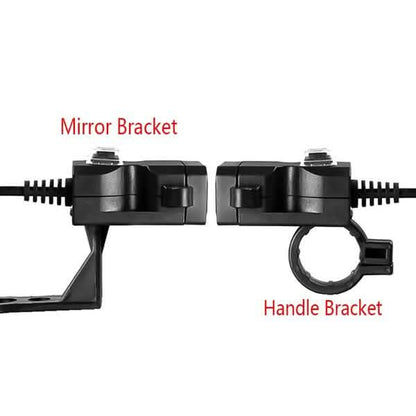 Dual USB Port 9-24V Waterproof Motorbike Motorcycle Handlebar Charger Adapter DailySale