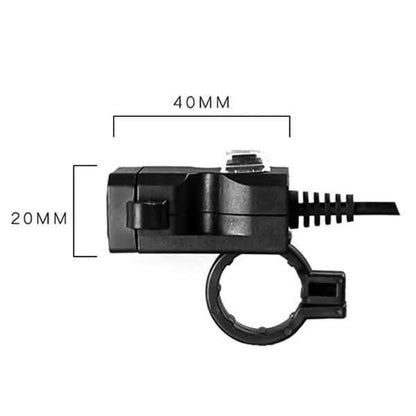 Dual USB Port 9-24V Waterproof Motorbike Motorcycle Handlebar Charger Adapter DailySale