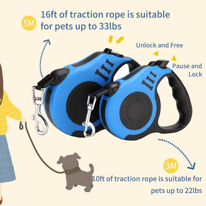 Durable Double Switch Retractable Pet Leash DailySale
