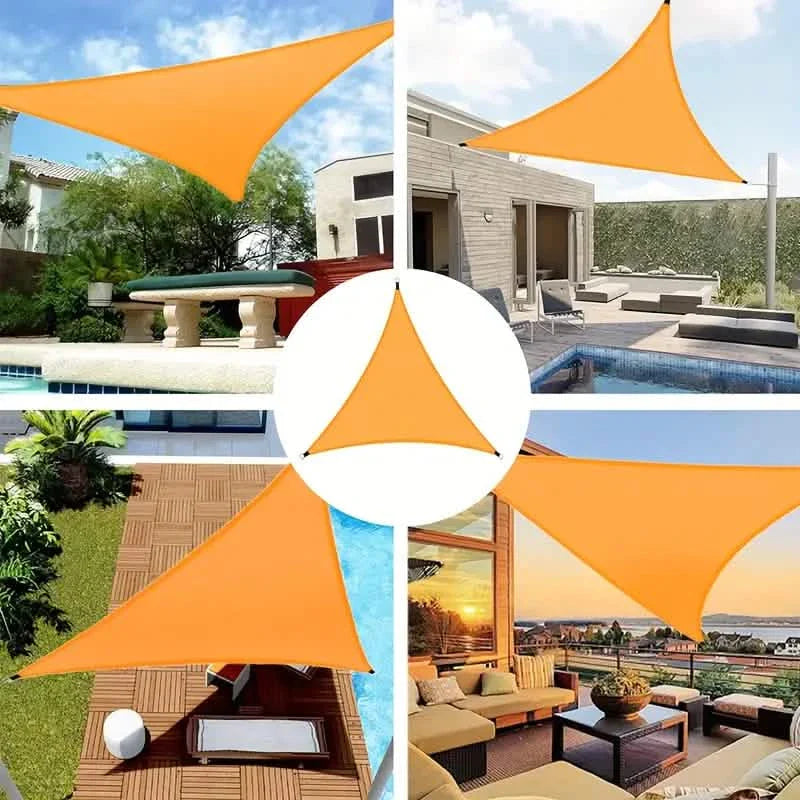 Durable Outdoor Sun Shade Sail for Terrace, Yard, Deck, and Garden - Waterproof and UV Resistant Triangle Canopy DailySale