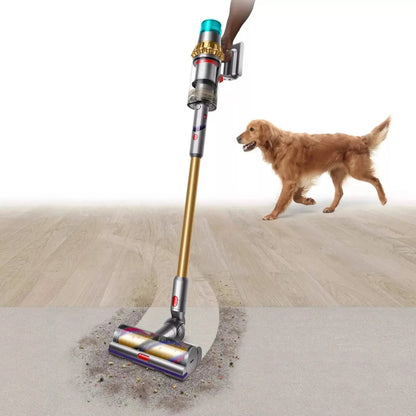 Dyson V15 Detect Absolute Stick Vacuum Cleaner HEPA Filtration - Gold (447294-01) DailySale