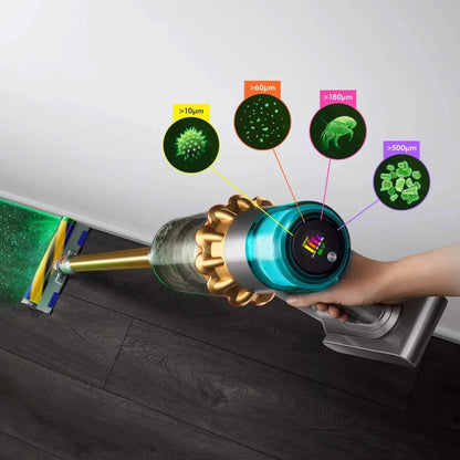 Dyson V15 Detect Absolute Stick Vacuum Cleaner HEPA Filtration - Gold (447294-01) DailySale