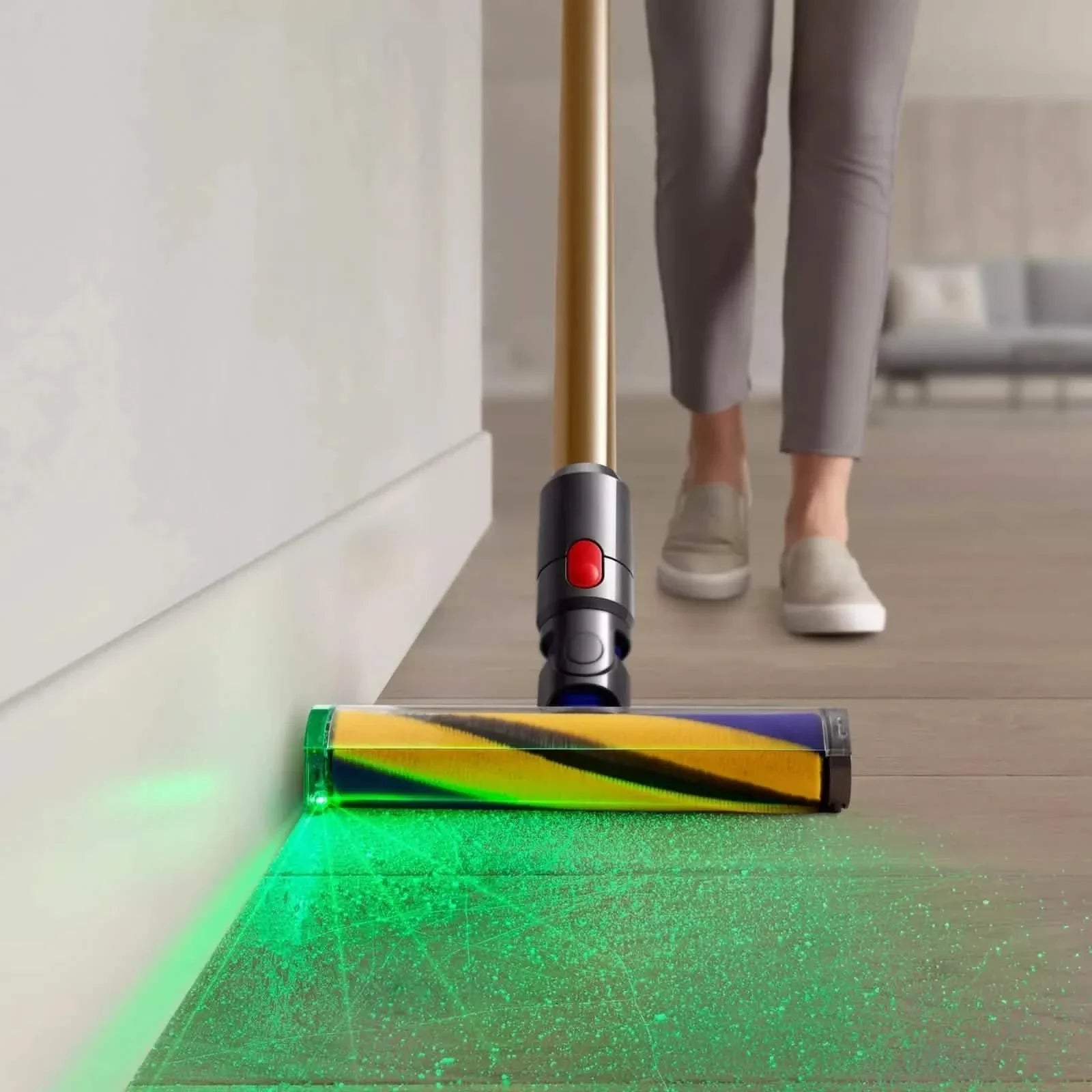 Dyson V15 Detect Absolute Stick Vacuum Cleaner HEPA Filtration - Gold (447294-01) DailySale