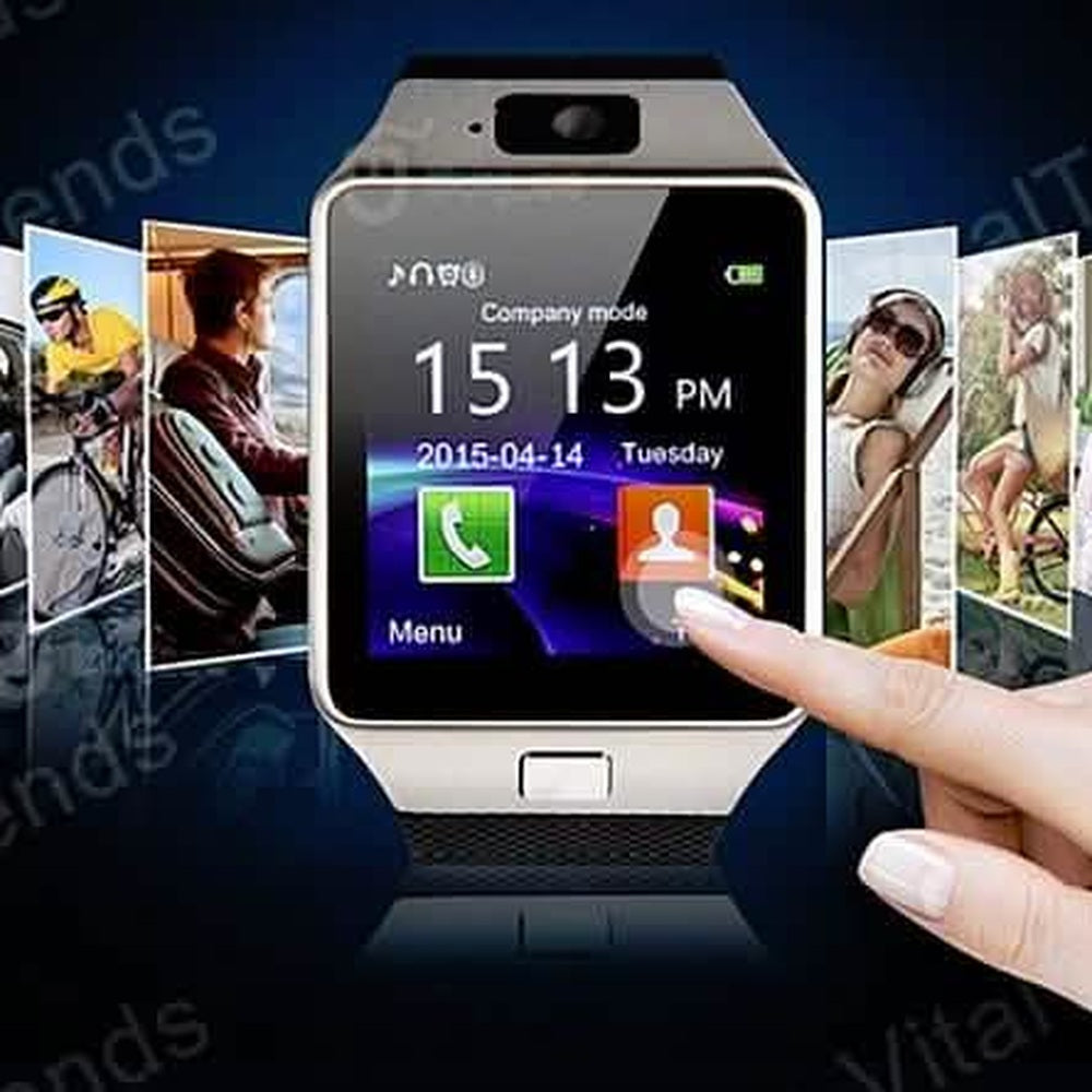 Bluetooth Smart Watch with Camera, Pedometer, Activity Monitor and iPhone/Android Phone Sync DailySale