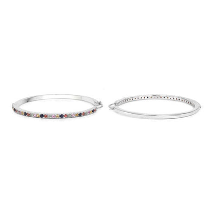 2.24 Carat Genuine Multi Sapphire .925 Sterling Silver Earrings Bids.com