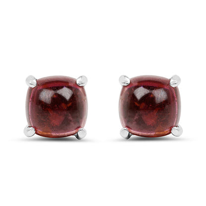 2.60 Carat Genuine Pink Topaz .925 Sterling Silver Earrings Bids.com