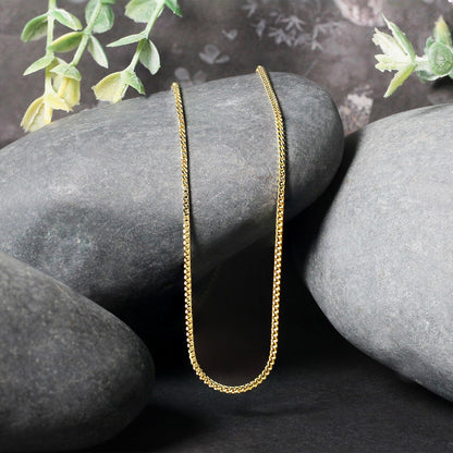 14k Yellow Gold Franco Chain 1.2mm Bids.com