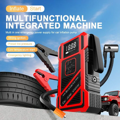 3000A 21V Car Jump Starter & 150PSI Tire Inflator 2-in-1 Portable Compressor DailySale