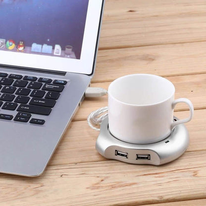 4 Port USB Hub Cup Warmer DailySale