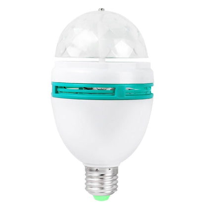 E27 3W Rotating RGB LED Light Bulb DailySale