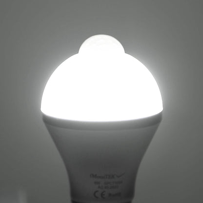 E27 Motion Sensor Light Bulb 1000LM 6500K Dust to Dawn Automatic DailySale