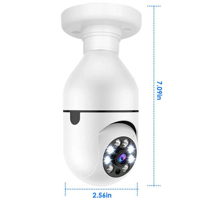 E27 WiFi Bulb Camera 1080P FHD WiFi IP Pan Tilt Security Surveillance Camera DailySale