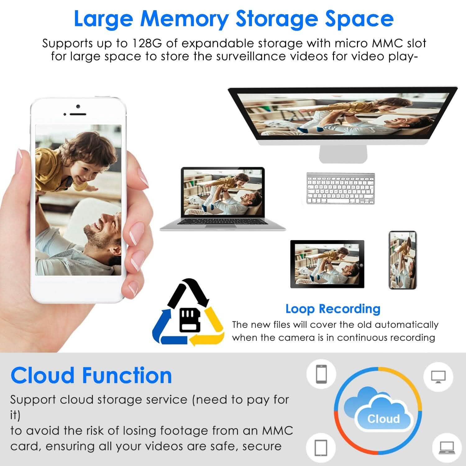 E27 WiFi Bulb Camera 1080P FHD WiFi IP Pan Tilt Security Surveillance Camera DailySale