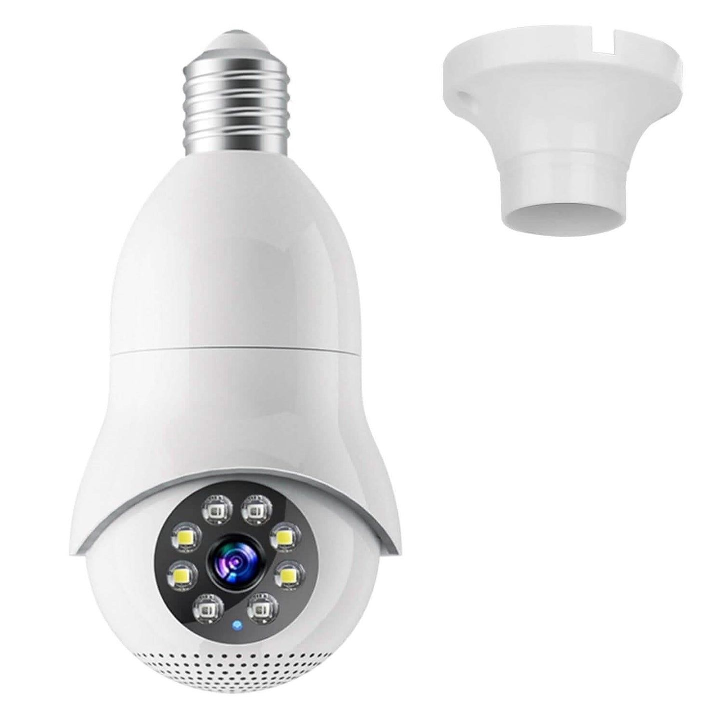 E27 WiFi Bulb Camera 1080P FHD WiFi IP Pan Tilt Security Surveillance Camera DailySale