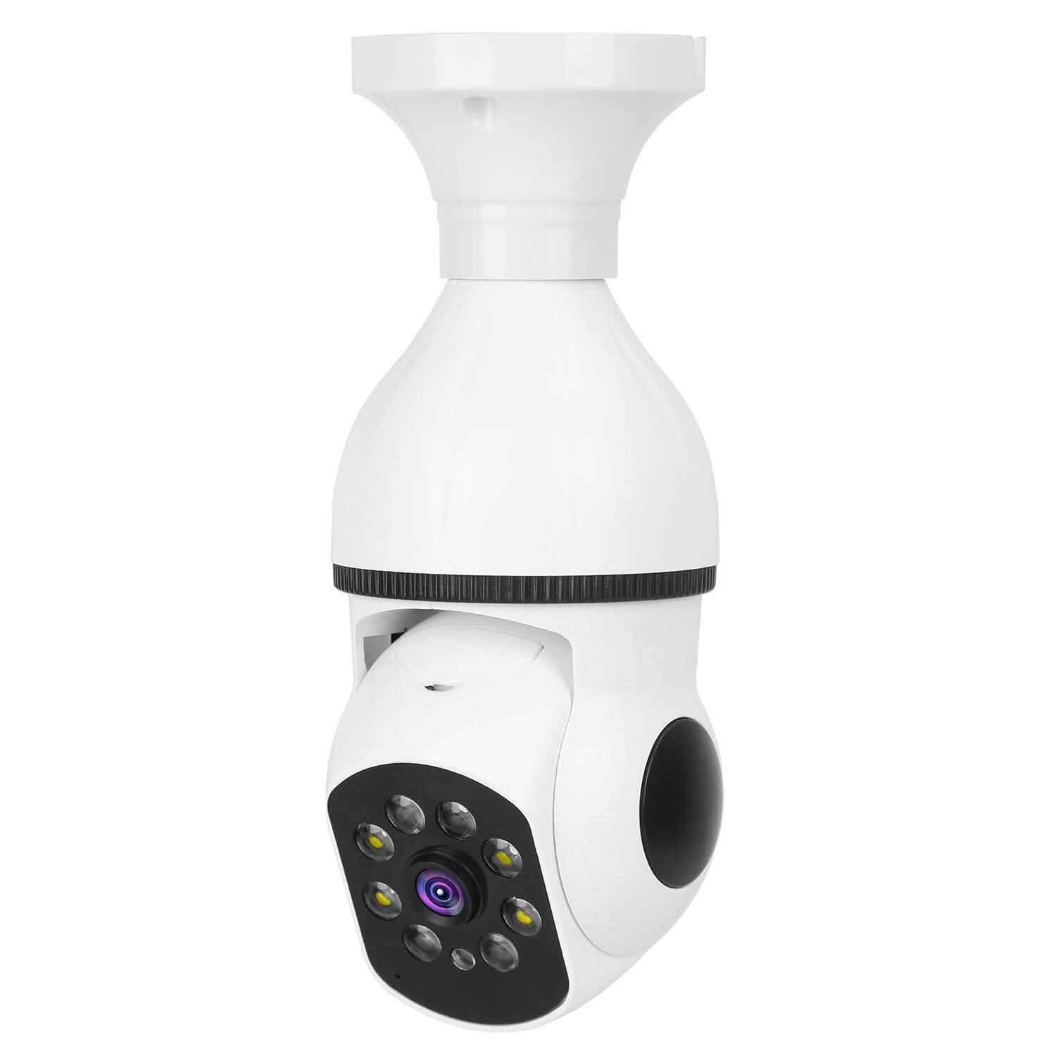 E27 WiFi Bulb Camera 1080P FHD WiFi IP Pan Tilt Security Surveillance  Camera with Two-Way Audio Full Color Night Vision DailySale