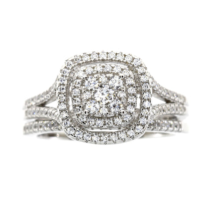 Genuine Cubic Zirconium CZ SS Bridal Sterling Silver Bids.com