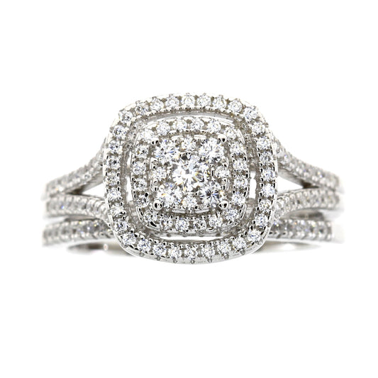 Genuine Cubic Zirconium CZ SS Bridal Sterling Silver Bids.com