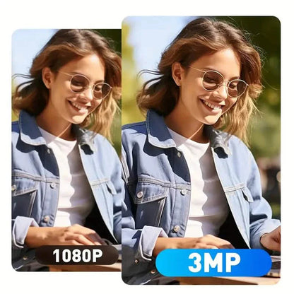 3MP Smart Home Security Camera – Night Vision, Two-Way Audio, Motion Detection, Alexa Compatible DailySale