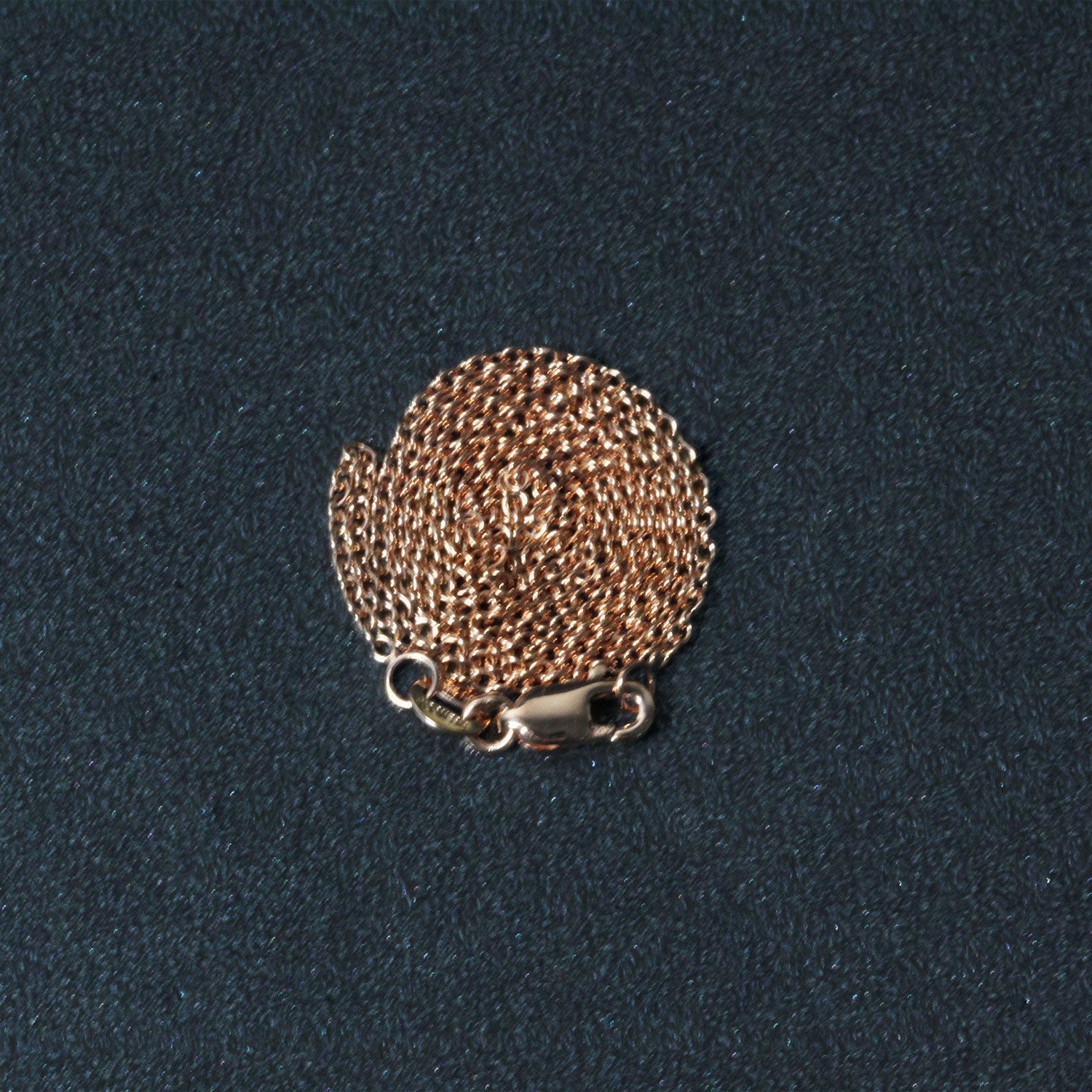 14k Rose Gold Round Cable Link Chain (1.25 mm) Bids.com