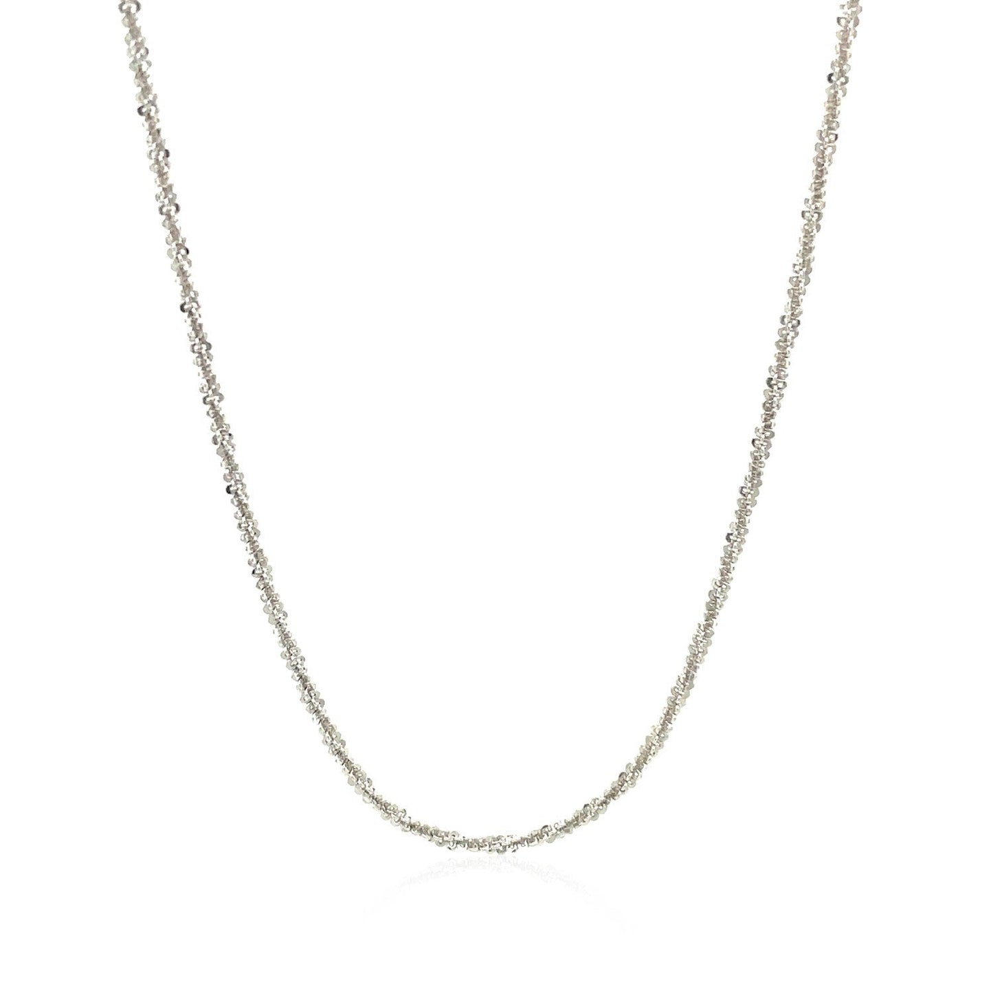 Sterling Silver 1.5mm Adjustable Sparkle Chain Bids.com