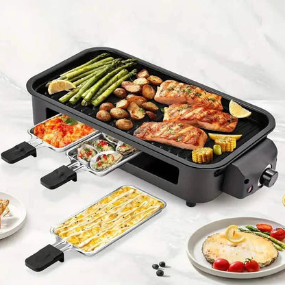 1500W Smokeless Electric Indoor Grill with Removable Non-Stick Plate DailySale