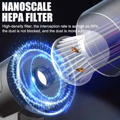 3-in-1 Portable Handheld Vacuum – Rechargeable, Suction & Blower, Mini for Car & Home DailySale