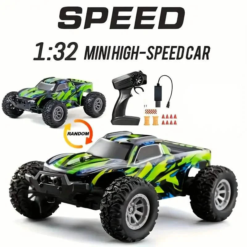1:32 Scale RC Remote Control Car – 20 Km/h, 2.4GHz, Red & Green DailySale
