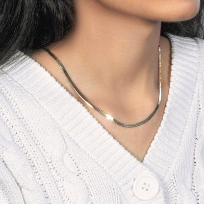 Imperial Herringbone Chain in 10k Yellow Gold (2.80 mm) Bids.com