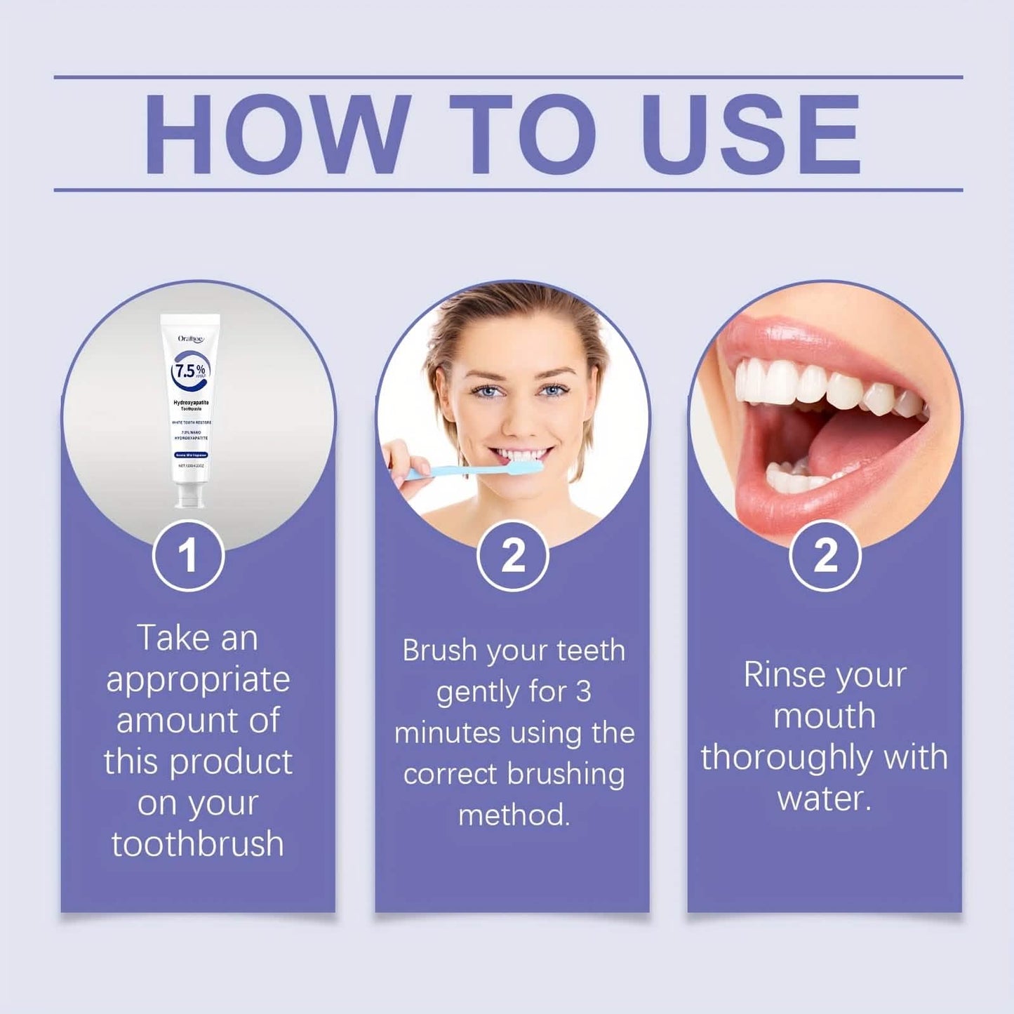 Hydroxyapatite Toothpaste – 7.5% NHAP, Whitening Mint, Gentle Teeth & Mouth Care DailySale