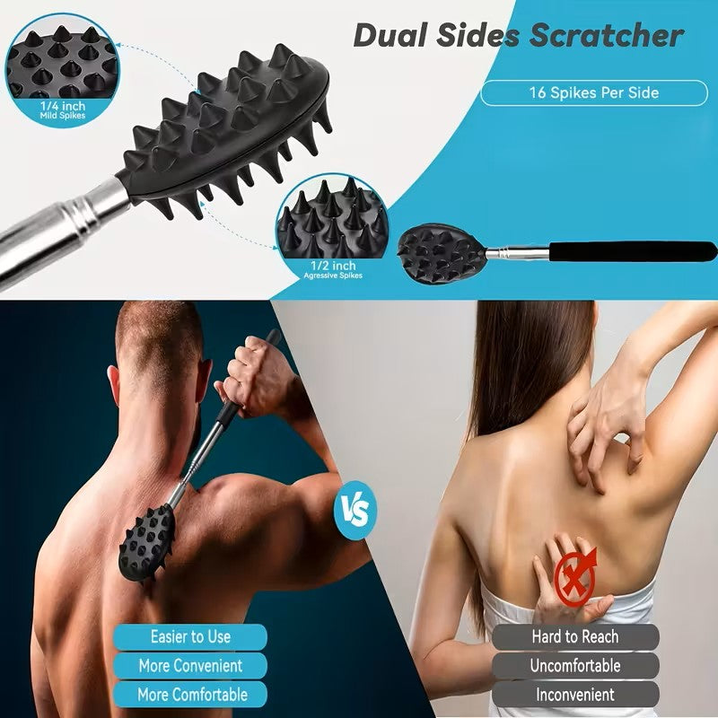 Retractable Cactus Back Scratcher – Long Handle, Durable PVC DailySale