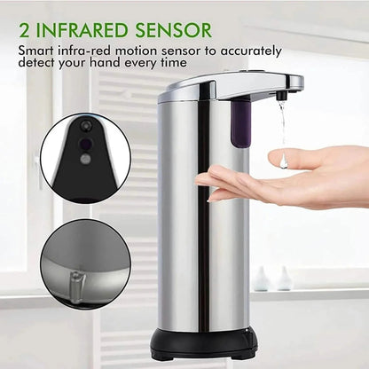 Stainless Steel Automatic Soap Dispenser DailySale