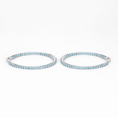 3.60 Carat Genuine Swiss Blue Topaz .925 Sterling Silver Earrings Bids.com