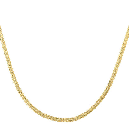 Ice Barrel Chain in 14k Yellow Gold (3.10 mm) Bids.com