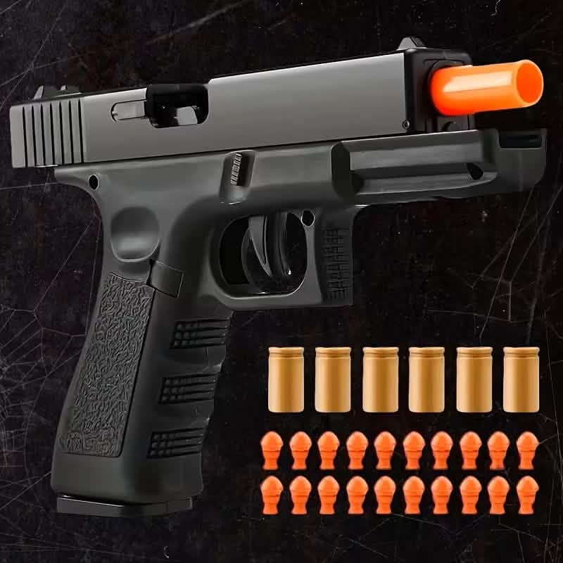 Semi-Automatic Foam Bullet Toy Pistol for Kids (8+) DailySale