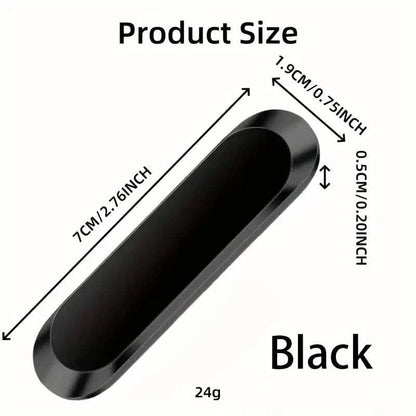 2-Pack: Super Magnetic Car Phone Holder – Black, Compact & Secure Grip DailySale