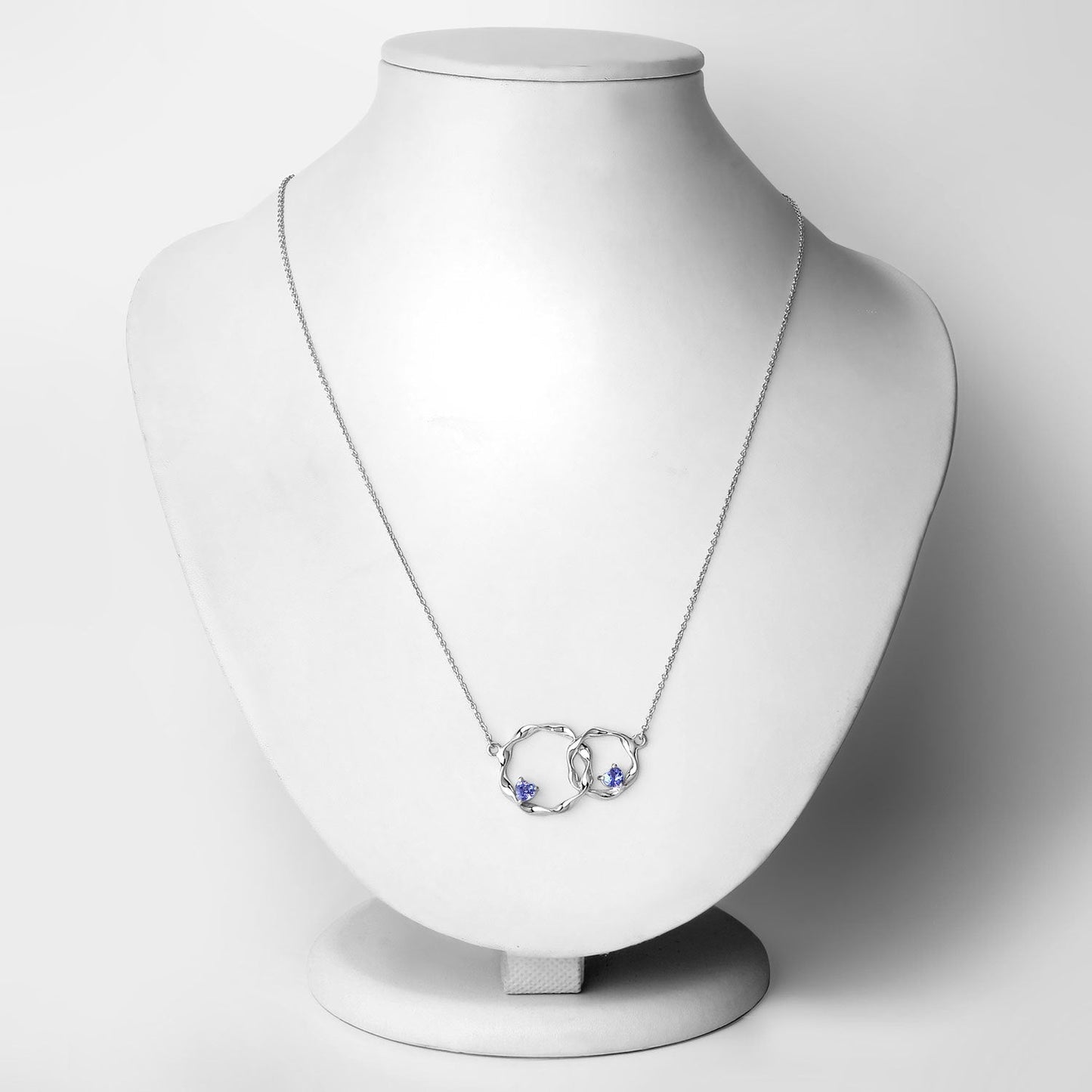0.38 Carat Genuine Tanzanite .925 Sterling Silver Pendant Bids.com